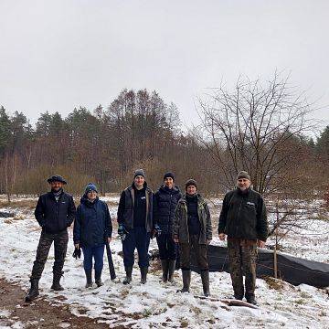 Grafika Przygotowanie do corocznej wiosennej migracji płazów w rejonie Wyspowa.